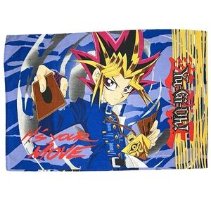 VTG 1996 KAZUKI TAKAHASHI YU-GI-OH! Anime Twin Bed Sheet and Pillowcase Set